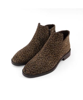 نیم بوت زنانه چرم طبیعی منط مدل z337