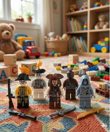 لگو فيگور روكارتي دزدان دريايي 6 عددي كيكو مدل 22650