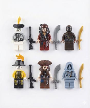 لگو فيگور روكارتي دزدان دريايي 6 عددي كيكو مدل 22650