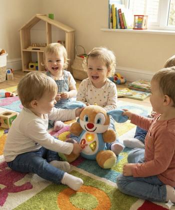 عروسك پوليشي سگ موزيكال چراغ دار كيكو مدل CH6042-2