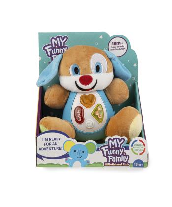 عروسك پوليشي سگ موزيكال چراغ دار كيكو مدل CH6042-2