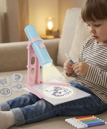 نقاشي پرژكتوري روميزي با وسايل طرح تكشاخ كيكو مدل 319