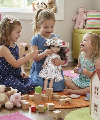 عروسك دخترانه كلاه دار كيكو مدل WZB9601-9