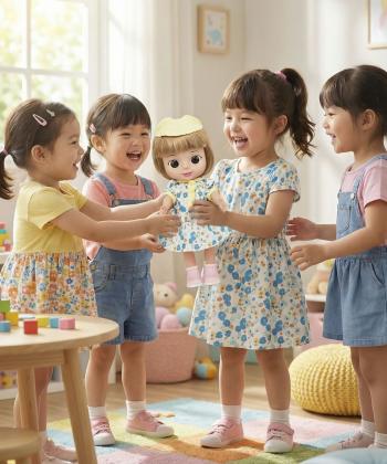 عروسك دخترانه وينيل موزيكال كيكو مدل H04-6