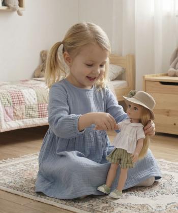 عروسك ميلي با كلاه لبه دار كيكو مدل 91095-A