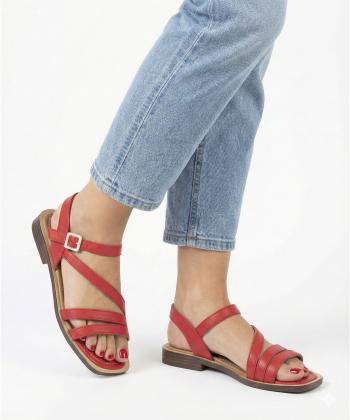 صندل زنانه چرم طبيعي نوين چرم مدل 2563