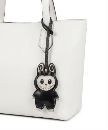 آویز کیف چرم طبیعی نوین چرم مدل لبوبو