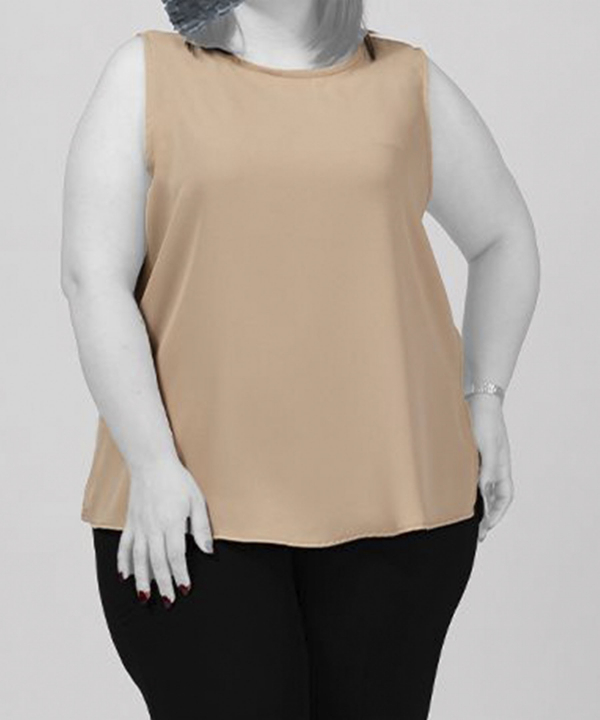 تاپ كرپ سايز بزرگ زنانه برنس مدل 60104