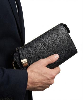 کیف پاسپورتی چرم طبیعی نوین چرم Novin Charm مدل آرمین