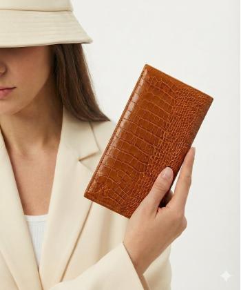 كيف كتي چرم طبيعي نوين چرم مدل هوگل