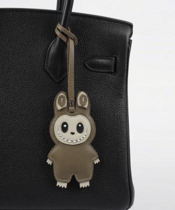 آویز کیف چرم طبیعی نوین چرم مدل لبوبو