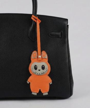 آویز کیف چرم طبیعی نوین چرم مدل لبوبو