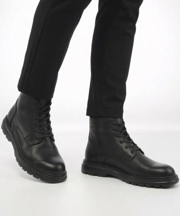 نيم بوت مردانه چرم طبيعي نوين چرم مدل 2544