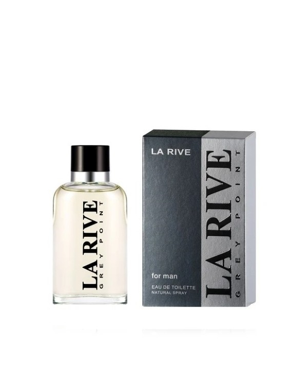 ادوتویلت مردانه لا ریو مدل Grey Point حجم 90 میلی‌لیتر
