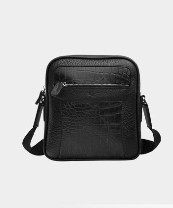 کیف کراس بادی چرم طبیعی نوین چرم Novin Leather مدل رونالد