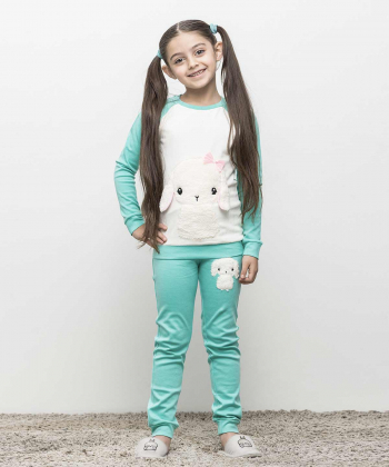 ست تیشرت آستین بلند و شلوار دخترانه مادر Madar مدل تامینا