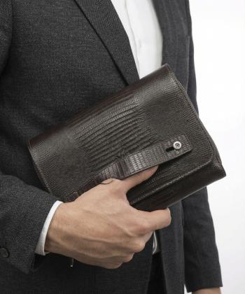 کیف پاسپورتی چرم طبیعی نوین چرم مدل 935