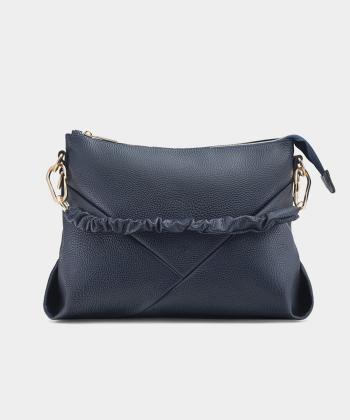 کیف دوشی زنانه چرم طبیعی نوین چرم مدل سارای