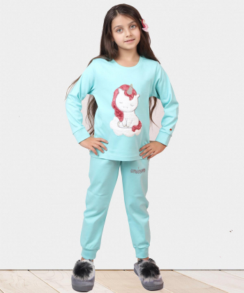 ست تیشرت آستین بلند و شلوار دخترانه مادر Madar مدل جنی