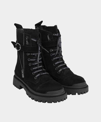 نيم بوت زنانه چرم طبيعي نوين چرم مدل 8045