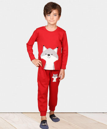 ست تیشرت آستین بلند و شلوار پسرانه مادر Madar مدل چارلی