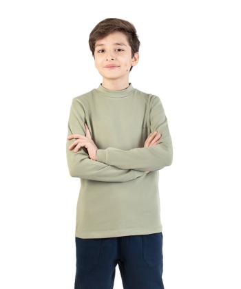 تیشرت آستین بلند پسرانه پیانو مدل 11256