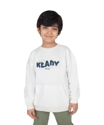 تیشرت آستین بلند پسرانه پیانو مدل 11294