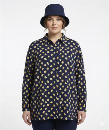 تونيك كرپ سايز بزرگ زنانه برنس مدل 50103