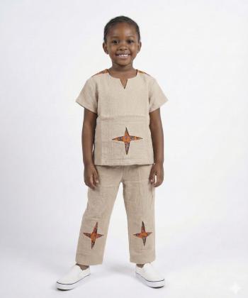 ست بلوز و شلوار دخترانه دوپود كد 10017