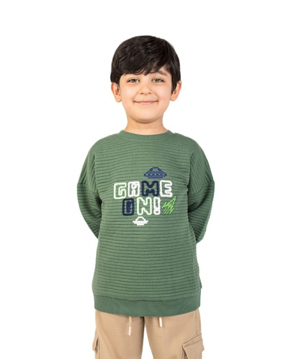تيشرت آستين بلند پسرانه پيانو كد 11238