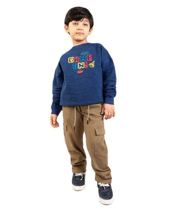 تيشرت آستين بلند پسرانه پيانو كد 11238