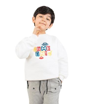 تيشرت آستين بلند پسرانه پيانو كد 11238