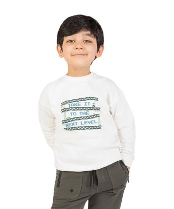 تيشرت آستين بلند پسرانه پيانو كد 11260