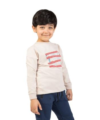 تيشرت آستين بلند پسرانه پيانو كد 11260