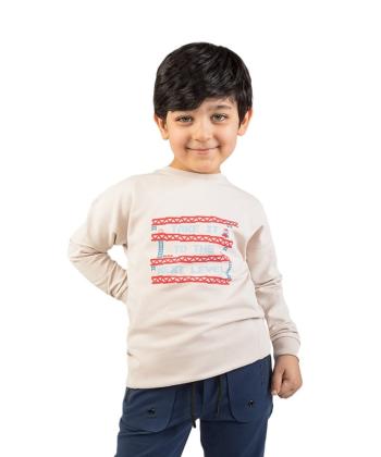 تيشرت آستين بلند پسرانه پيانو كد 11260