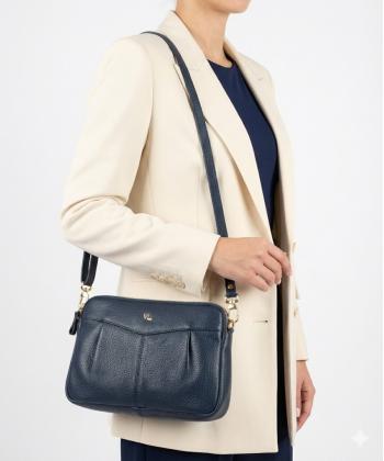 کیف دوشی چرم طبیعی زنانه چرم مشهد