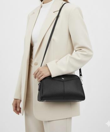 كيف دوشي زنانه چرم طبيعي چرم مشهد مدل S0695