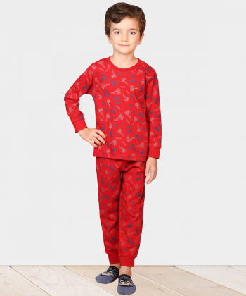 ست تیشرت آستین بلند و شلوار پسرانه مادر Madar مدل ژاکلین