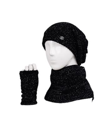 ست كلاه و شال زنانه تارتن مدل 332113433