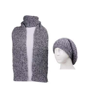 ست كلاه و شال زنانه تارتن مدل 212100140