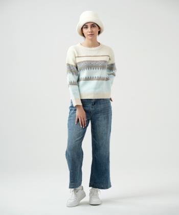 پليور زنانه جين وست مدل 53293909