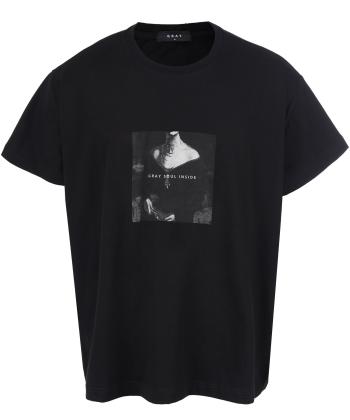 تیشرت آستین کوتاه مردانه گری مدل 1111-5