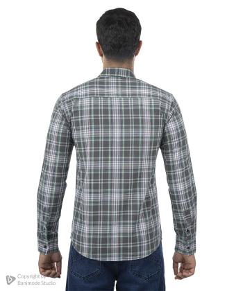 پیراهن آستین بلند مردانه برند پی لس مدل am1404194