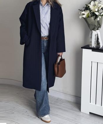 مانتو بلند زنانه نگار ندائی مدل 40000044