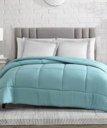 لحاف دو نفره لايت طرح مربع نوپه هوم كد L20-1