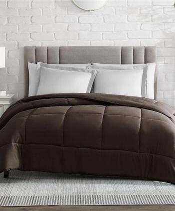 لحاف يك نفره لايت طرح مربع نوپه هوم كد L08