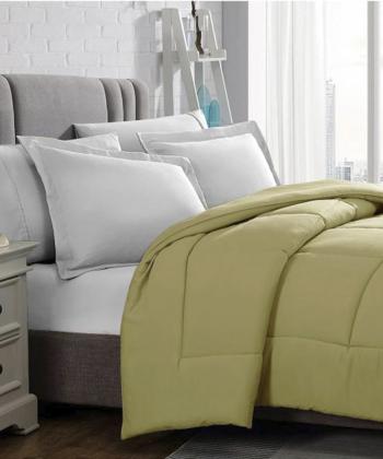 لحاف يك نفره لايت طرح مربع نوپه هوم NOPE HOME كد L28