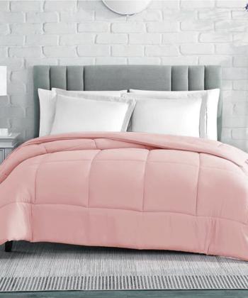 لحاف يك نفره لايت طرح مربع نوپه هوم NOPE HOME كد L31