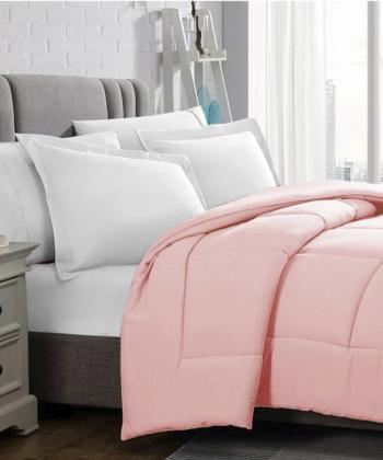 لحاف يك نفره لايت طرح مربع نوپه هوم NOPE HOME كد L31