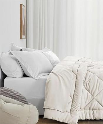 لحاف يك نفره لايت طرح لوزي نوپه هوم كد L17